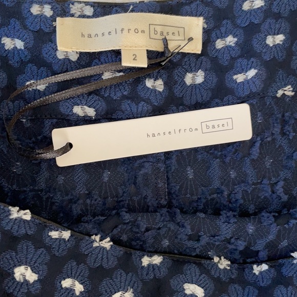 Sleeveless Blue midi dress Daisy Embroidery - Picture 4 of 4